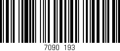 Código de barras (EAN, GTIN, SKU, ISBN): '7090/193'
