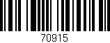 Código de barras (EAN, GTIN, SKU, ISBN): '70915'