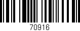 Código de barras (EAN, GTIN, SKU, ISBN): '70916'