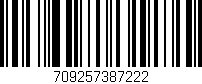 Código de barras (EAN, GTIN, SKU, ISBN): '709257387222'