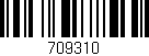 Código de barras (EAN, GTIN, SKU, ISBN): '709310'