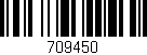 Código de barras (EAN, GTIN, SKU, ISBN): '709450'