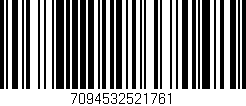 Código de barras (EAN, GTIN, SKU, ISBN): '7094532521761'