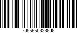 Código de barras (EAN, GTIN, SKU, ISBN): '7095650836898'