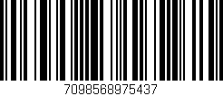 Código de barras (EAN, GTIN, SKU, ISBN): '7098568975437'