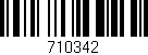 Código de barras (EAN, GTIN, SKU, ISBN): '710342'