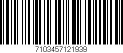 Código de barras (EAN, GTIN, SKU, ISBN): '7103457121939'