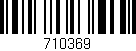 Código de barras (EAN, GTIN, SKU, ISBN): '710369'