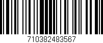 Código de barras (EAN, GTIN, SKU, ISBN): '710382483567'