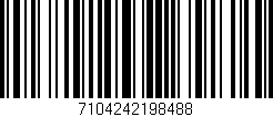 Código de barras (EAN, GTIN, SKU, ISBN): '7104242198488'