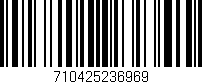 Código de barras (EAN, GTIN, SKU, ISBN): '710425236969'
