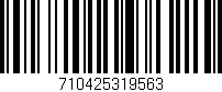Código de barras (EAN, GTIN, SKU, ISBN): '710425319563'