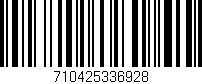 Código de barras (EAN, GTIN, SKU, ISBN): '710425336928'