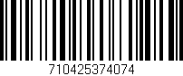 Código de barras (EAN, GTIN, SKU, ISBN): '710425374074'