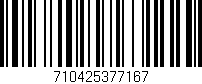 Código de barras (EAN, GTIN, SKU, ISBN): '710425377167'