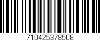 Código de barras (EAN, GTIN, SKU, ISBN): '710425378508'