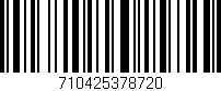 Código de barras (EAN, GTIN, SKU, ISBN): '710425378720'