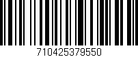 Código de barras (EAN, GTIN, SKU, ISBN): '710425379550'
