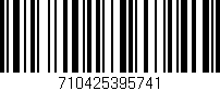 Código de barras (EAN, GTIN, SKU, ISBN): '710425395741'