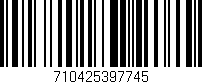 Código de barras (EAN, GTIN, SKU, ISBN): '710425397745'