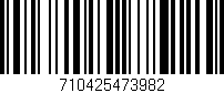 Código de barras (EAN, GTIN, SKU, ISBN): '710425473982'