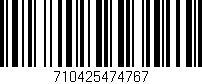 Código de barras (EAN, GTIN, SKU, ISBN): '710425474767'