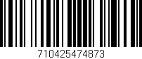 Código de barras (EAN, GTIN, SKU, ISBN): '710425474873'