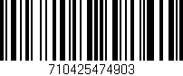 Código de barras (EAN, GTIN, SKU, ISBN): '710425474903'