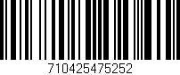 Código de barras (EAN, GTIN, SKU, ISBN): '710425475252'