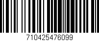 Código de barras (EAN, GTIN, SKU, ISBN): '710425476099'