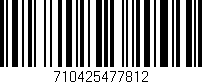 Código de barras (EAN, GTIN, SKU, ISBN): '710425477812'