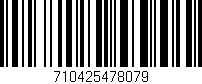 Código de barras (EAN, GTIN, SKU, ISBN): '710425478079'