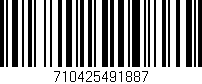 Código de barras (EAN, GTIN, SKU, ISBN): '710425491887'