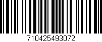 Código de barras (EAN, GTIN, SKU, ISBN): '710425493072'