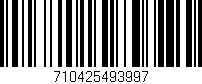 Código de barras (EAN, GTIN, SKU, ISBN): '710425493997'