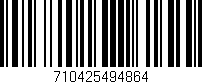Código de barras (EAN, GTIN, SKU, ISBN): '710425494864'