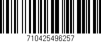 Código de barras (EAN, GTIN, SKU, ISBN): '710425496257'