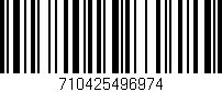 Código de barras (EAN, GTIN, SKU, ISBN): '710425496974'