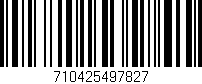 Código de barras (EAN, GTIN, SKU, ISBN): '710425497827'