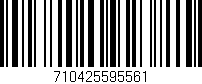 Código de barras (EAN, GTIN, SKU, ISBN): '710425595561'