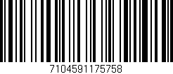 Código de barras (EAN, GTIN, SKU, ISBN): '7104591175758'