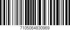 Código de barras (EAN, GTIN, SKU, ISBN): '7105064830969'