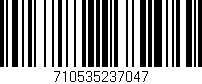 Código de barras (EAN, GTIN, SKU, ISBN): '710535237047'