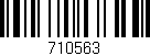 Código de barras (EAN, GTIN, SKU, ISBN): '710563'