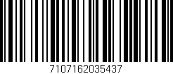 Código de barras (EAN, GTIN, SKU, ISBN): '7107162035437'