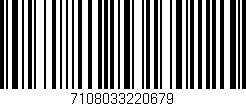 Código de barras (EAN, GTIN, SKU, ISBN): '7108033220679'