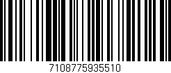 Código de barras (EAN, GTIN, SKU, ISBN): '7108775935510'