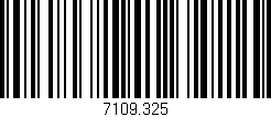 Código de barras (EAN, GTIN, SKU, ISBN): '7109.325'