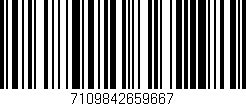 Código de barras (EAN, GTIN, SKU, ISBN): '7109842659667'