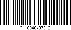 Código de barras (EAN, GTIN, SKU, ISBN): '7110340437312'